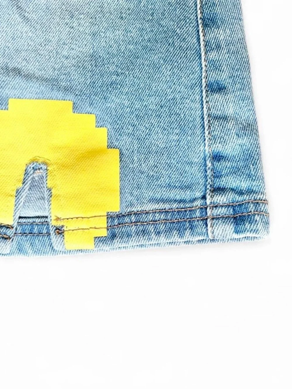 Justice Girls' Denim PAC Man Skort 7/8